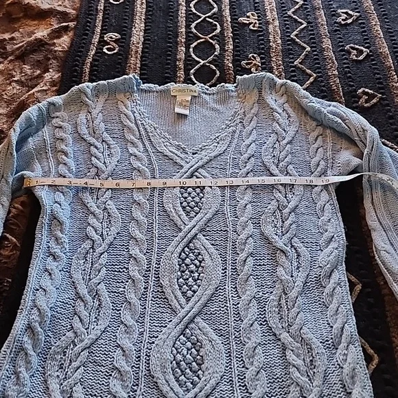 Christina baby blue sweater - Picture 2 of 7